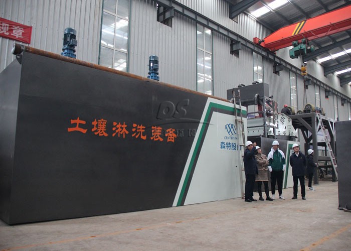 土壤淋洗设备客户来访
