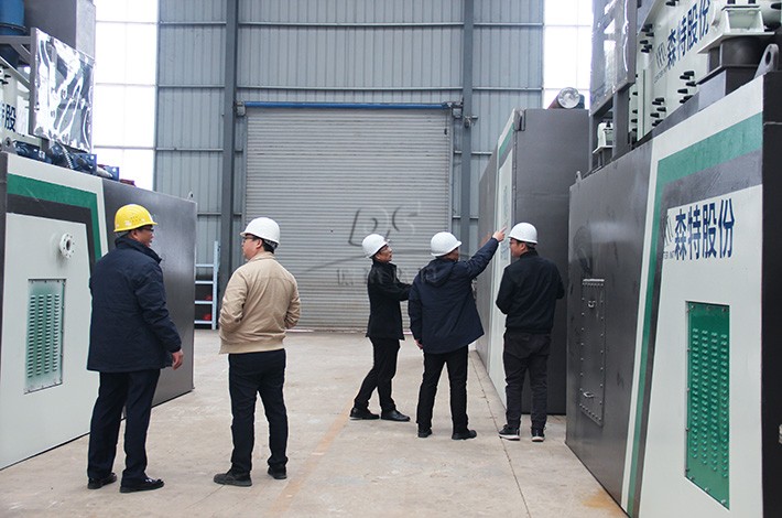 客户来访土壤淋洗修复设备