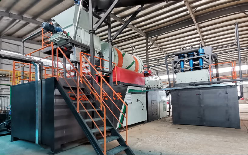 金莎9001zz以诚为本集成式淋洗设备应用现场